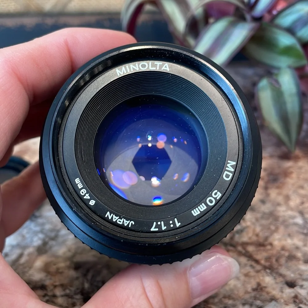 Minolta camera lense